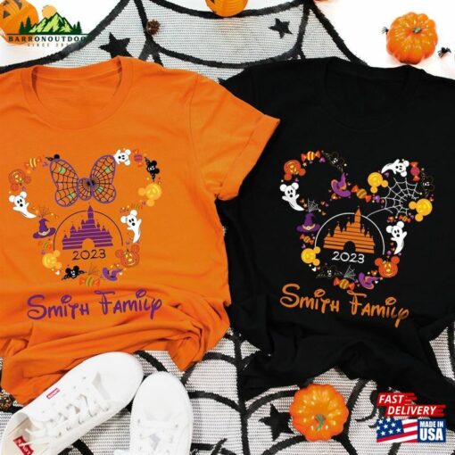 Custom Disney Family Halloween Shirt Crew Matching Unisex Hoodie