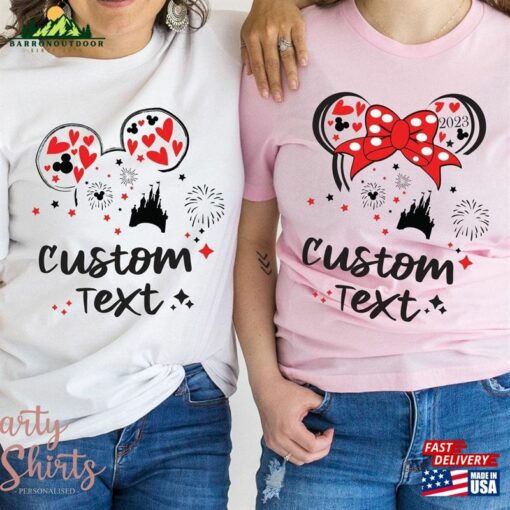 Custom Disney Family Shirts Matching Disneyland 2023 Trip Shirt Unisex Hoodie