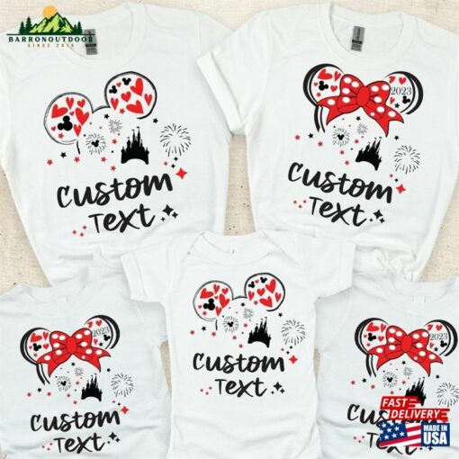 Custom Disney Family Shirts Matching Disneyland 2023 Trip Shirt Unisex Hoodie