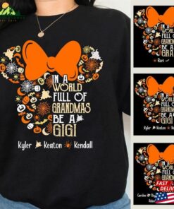 Custom Disney Grandma Halloween Sweatshirt Full Of Grandmas Be A Mini T-Shirt Minnie Mouse Gift For Mom Classic