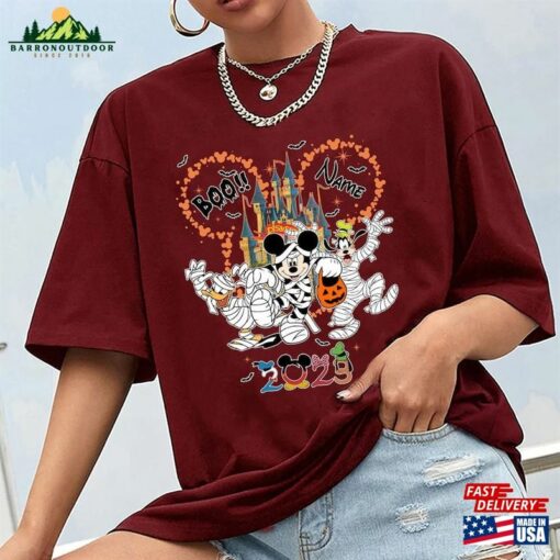 Custom Disney Halloween 2023 Shirt Matching Family Sweatshirt Unisex