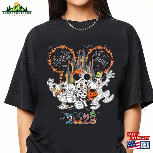 Custom Disney Halloween 2023 Shirt Matching Family Sweatshirt Unisex