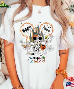 Custom Disney Halloween 2023 Shirt Matching Family Sweatshirt Unisex 3