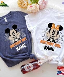 Custom Disney Halloween Family Birthday Shirt Personalized Vacation Sweatshirt Unisex