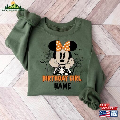 Custom Disney Halloween Family Birthday Shirt Personalized Vacation Sweatshirt Unisex