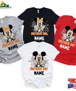Custom Disney Halloween Family Birthday Shirt Personalized Vacation Sweatshirt Unisex 4