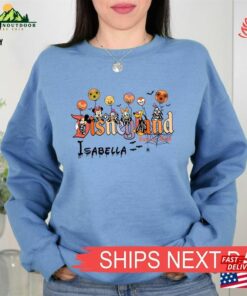 Custom Disney Halloween Shirt Family Crewneck Classic Unisex