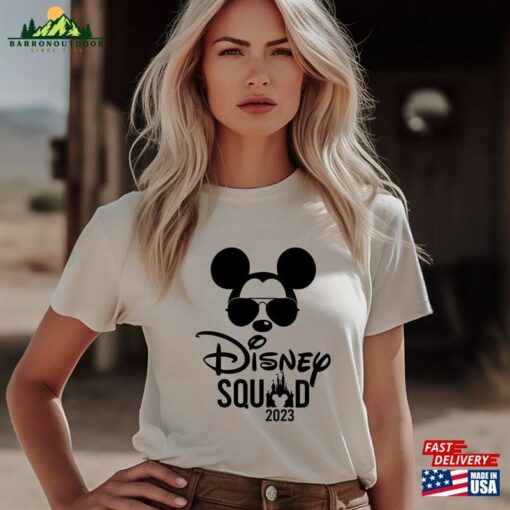 Custom Disney Squad 2023 Comfort Colors Shirt Walt World Epcot Sweatshirt T-Shirt