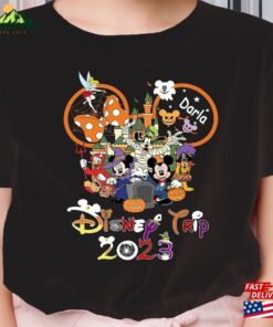 Custom Disneyworld Shirt Disney Trip 2023 Halloween Crew T-Shirt Classic