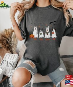 Custom Dog Halloween ® T-Shirt Personalized Ghost Shirt Gift For Her Hoodie