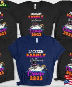 Custom Family Halloween 2023 Cruise Shirt Personalised Name Group Shirts Sweatshirt Unisex