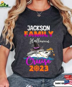 Custom Family Halloween 2023 Cruise Shirt Personalised Name Group Shirts Sweatshirt Unisex