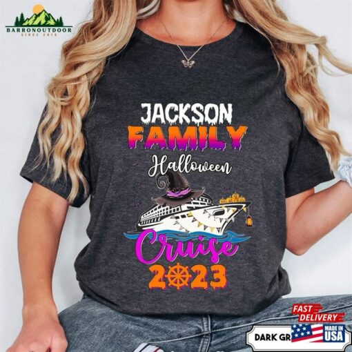 Custom Family Halloween 2023 Cruise Shirt Personalised Name Group Shirts Sweatshirt Unisex