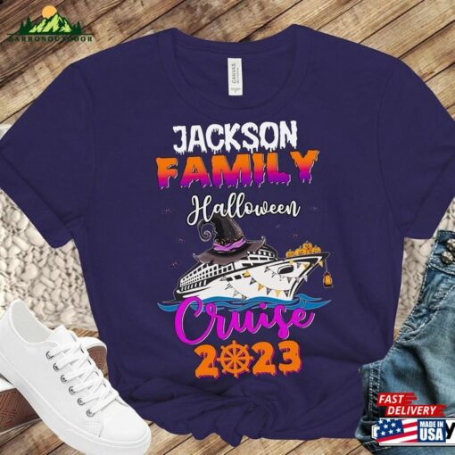 Custom Family Halloween 2023 Cruise Shirt Personalised Name Group Shirts Sweatshirt Unisex