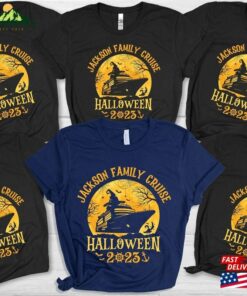 Custom Family Halloween 2023 Cruise Shirt Personalised Name Group Shirts T-Shirt Unisex