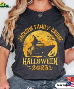Custom Family Halloween 2023 Cruise Shirt Personalised Name Group Shirts T-Shirt Unisex