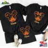 Custom Glitter Disney Halloween Family Shirt Matching Shirts Vacation 2023 T-Shirt Unisex
