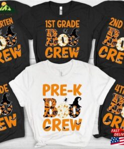 Custom Group Teacher Boo Crew Halloween Shirts Costumes T-Shirt Sweatshirt