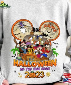 Custom Halloween Shirt Mickey And Friend Trip On The High Seas 2023 Cruise Unisex Sweatshirt