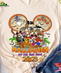 Custom Halloween Shirt Mickey And Friend Trip On The High Seas 2023 Cruise Unisex Sweatshirt 3