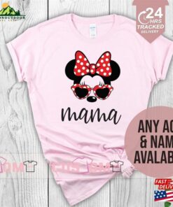 Custom Matching Mama Minnie Disney T Shirts Family Disneyland Trip Shirts 2023 Mickey Kids Shirt Hoodie Classic 3