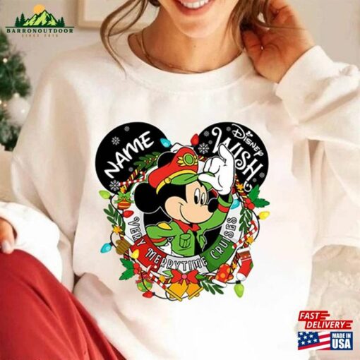 Custom Mickey Very Merrytime Cruise Christmas Shirt Friends Merry Party Pooh Stitch Hoodie Sweatshirt