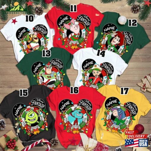 Custom Mickey Very Merrytime Cruise Christmas Shirt Friends Merry Party Pooh Stitch Hoodie Sweatshirt