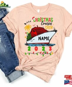 Custom Name Christmas Cruise 2023 Shirt Squad Group For 2024 Season Classic T-Shirt
