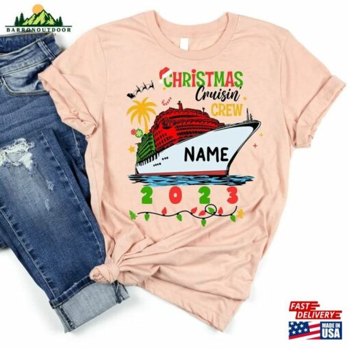 Custom Name Christmas Cruise 2023 Shirt Squad Group For 2024 Season Classic T-Shirt