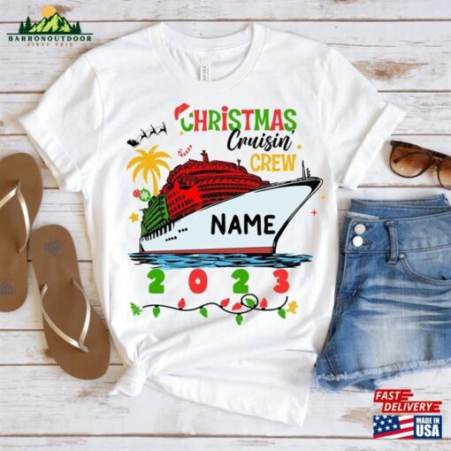 Custom Name Christmas Cruise 2023 Shirt Squad Group For 2024 Season Classic T-Shirt