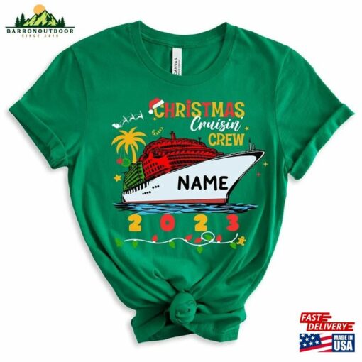 Custom Name Christmas Cruise 2023 Shirt Squad Group For 2024 Season Classic T-Shirt