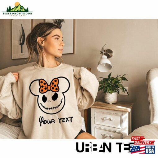 Custom Name Disney Halloween Shirt 2023 Pumpkin Classic Unisex