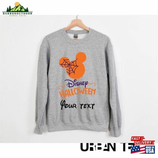 Custom Name Disney Halloween Shirt 2023 Pumpkin T-Shirt Unisex