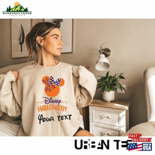 Custom Name Disney Halloween Shirt 2023 Pumpkin T-Shirt Unisex