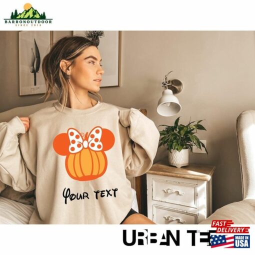 Custom Name Disney Halloween Shirt 2023 Pumpkin Unisex Classic