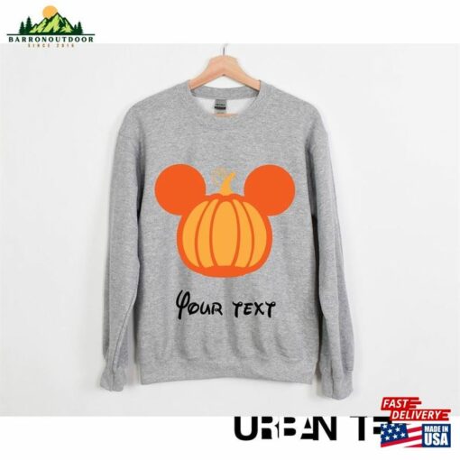 Custom Name Disney Halloween Shirt 2023 Pumpkin Unisex Classic