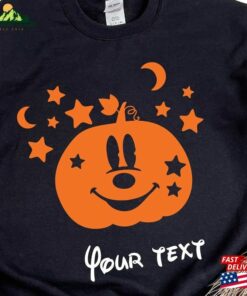 Custom Name Disney Halloween Shirt 2023 Pumpkin Unisex Sweatshirt