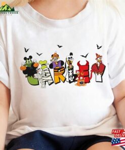 Custom Name Mickey And Friends Costume Halloween Shirt Disney’s Not So Scary Party T-Shirt Sweatshirt Hoodie