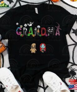 Custom Nana Mom Gigi Halloween Nightmares Png T-Shirt Classic