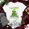 Custom Nurse Christmas Sweatshirt Grinch Shirt I Am Sorry The Nice Is On Vacation T-Shirt Hoodie