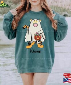 Custom Winnie The Pooh Character Halloween Comfort Colors Shirt Disney Ghost Mickey Sweatshirt T-Shirt Hoodie Classic