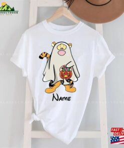 Custom Winnie The Pooh Character Halloween Comfort Colors Shirt Disney Ghost Mickey Sweatshirt T Shirt Hoodie Classic 3