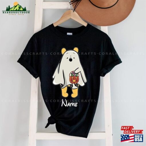 Custom Winnie The Pooh Character Halloween Comfort Colors Shirt Disney Ghost Mickey Sweatshirt Unisex