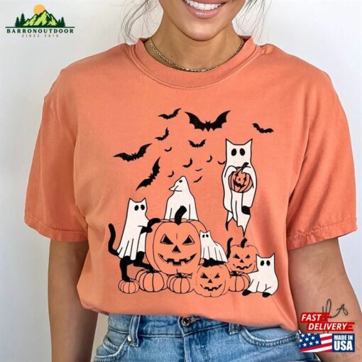 Cute Black Cat Halloween Shirt Hoodie T-Shirt