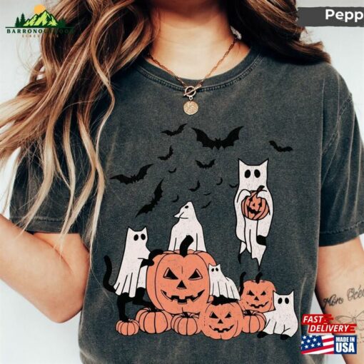 Cute Black Cat Halloween Shirt Hoodie T-Shirt