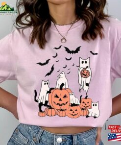 Cute Black Cat Halloween Shirt T-Shirt Unisex