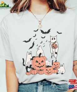 Cute Black Cat Halloween Shirt T-Shirt Unisex
