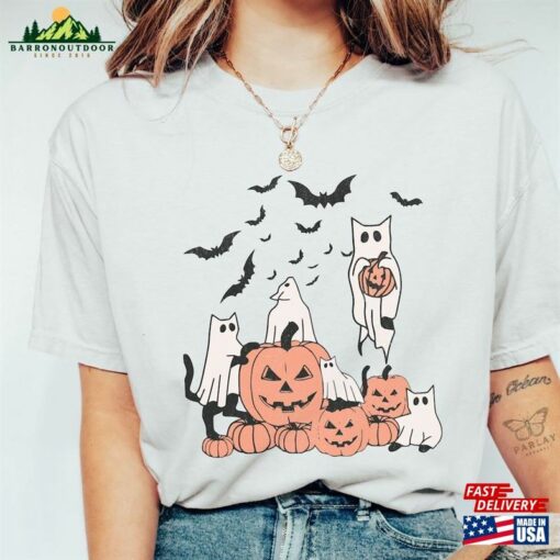 Cute Black Cat Halloween Shirt T-Shirt Unisex