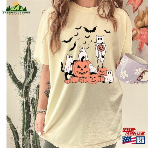 Cute Black Cat Halloween Shirt T-Shirt Unisex