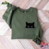 Cute Black Cat Halloween Sweatshirt Gift For Lover Classic